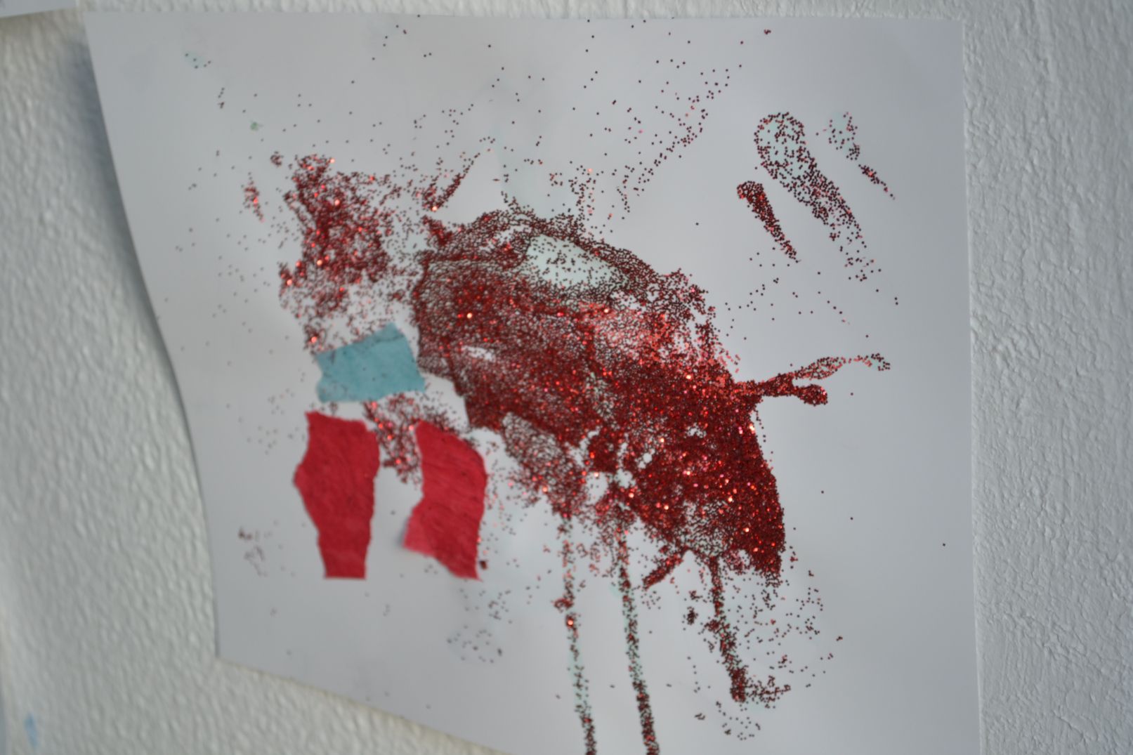 Kükennest beim Malen